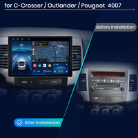 Junsun untuk Mitsubishi Outlander 2005-2011 C-Crosser X7 MAX Layar 2K HD Wireless CarPlay Android Radio Mobil Multimedia Autoradio