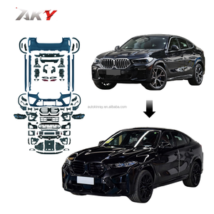 AKY per Serie X6 G06 2020-2022 Kit Carrozzeria Paraurti Aggiornato G06 X6M LCI 1:1 Nuovo Stile Fari LED Facelift Alta Qualità PP+ABS - Product Image 1