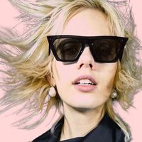 Lunettes de soleil œil de chat à grande monture pour femmes, verres UV400, monture PC, accessoire de mode