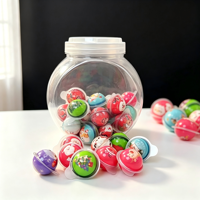 Bonbons gélifiés multicolores à saveur sucrée sur le thème de Noël en boîte (10g 50 pièces) pour les fêtes de Noël, cadeaux, personnalisation disponible