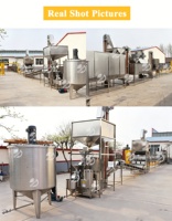 Meilleure machine de fabrication de pâte de sésame Machine à tahini entièrement automatique Ligne de production de beurre d'arachide avec 300 kg/h