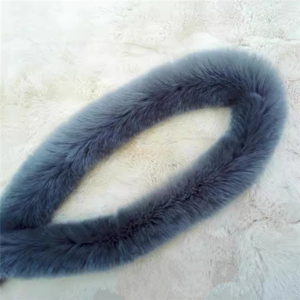 Tiras de ajuste de piel sintética de barra de conejo real de 3cm de ancho - Product Image 4