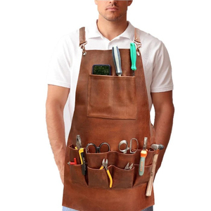 Adjustable Unisex Polyamide <b>Waterproof</b> <b>Work</b> Apron Small Large Size Multi-Pocket Utility Tool Durable Workshop Repair Maintenance - Product Image 5