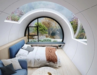 Maison commerciale moderne de conteneur de chambre d'hôtel préfabriquée mobile Etong Space Capsule House
