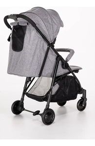 Passeggino Pieghevole <span class=keywords><strong>con</strong></span> Una Mano, <span class=keywords><strong>Telaio</strong></span> in Acciaio ad Alto Tenore <span class=keywords><strong>di</strong></span> Carbonio EN1888, Imbracatura a 5 Punti, Bracciolo Rimovibile per 0-36 Mesi - Product Image 6