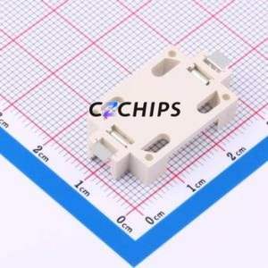 BS-0601-SK-4W Button & Strip Battery Connector SMD Connector Battery Holder CR2032 Phosphor Bronze Tin - Product Image 2