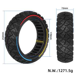 Neumático sólido todoterreno Ulip 70/60-7.5 con diseño de diamante y 3 colores circulares para patinete Segway Ninebot G3/ZT3 ZT3 Pro (almacén UE) - Product Image 2