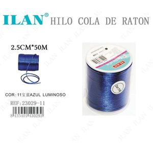 อิลัน ฮิโล โคลา เดอ ราตัน 2.5ซม. 50ม. สีฟ้าเรืองแสง - Product Image 1