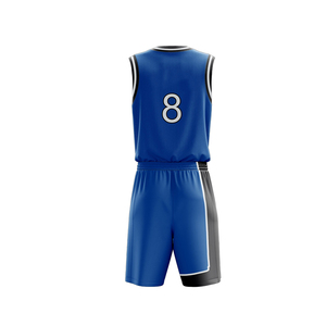 Uniforme de basketball sur mesure à manches courtes de haute qualité, meilleur fournisseur, uniforme de basketball sans manches unisexe en vente en ligne - Product Image 4
