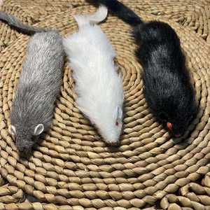 Giocattolo per gatti grande simulazione di peluche piccolo topo stuzzica il giocattolo del gatto - Product Image 6