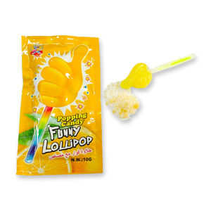 थोक अनुकूलन फल स्वाद फ्लोरोसेंट अंगूठे लोलिपोस के साथ बच्चों के लिए हार्ड कैंडी मीठा खट्टा - Product Image 3