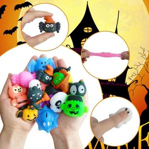 Jouets Mochi Squishy Thème Halloween Mignons Kawaii Mini Doux Anti-stress à Presser Fantôme Chauve-souris Jouet de Décompression Cadeau de Fête pour Garçon et Fille - Product Image 3