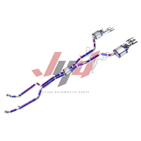 JYD Accessoires de voiture Silencieux en titane Catback Échappement pour BENZ AMG W204 C63