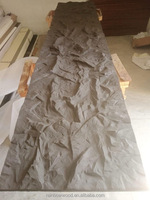 Panneaux muraux en pierre artificielle 3D en polyuréthane PU ignifuge au design moderne pour la décoration intérieure et extérieure