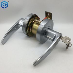 Cerradura de puerta de palanca comercial de alta resistencia, manija de puerta industrial de grado 2 sin mano de cromo satinado, clasificación de fuego de 3 horas - Product Image 2