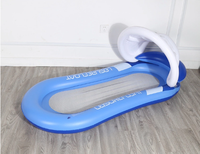 Nouveau transat gonflable flottant en filet, hamac aquatique, flotteurs de piscine