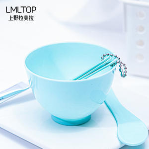 Juego de tazón y mascarilla facial LMLTOP, herramienta de mezcla de material PP para el cuidado facial, kit para hacer mascarillas DIY con cuchara y tazón - Product Image 3