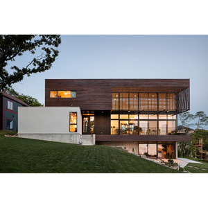 Villa moderna de madera para uso en complejos turísticos con estilo de diseño contemporáneo - Product Image 1