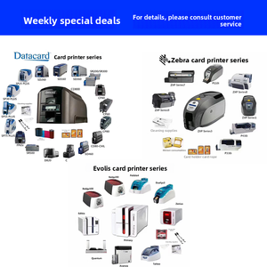 Harga Termurah Printer Kartu ID PVC Dearcard 1200dpi Paket Perlengkapan Lengkap Ribbon Perangkat Lunak Pembuatan Kartu ID - Product Image 3