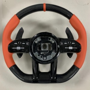 Volante de Carreras de Fibra de Carbono Fabricado en Fábrica para <span class=keywords><strong>Mercedes</strong></span>-Benz <span class=keywords><strong>AMG</strong></span> GT GLB GLC <span class=keywords><strong>GL</strong></span> - Product Image 5