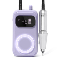 Prix Usine NX-DM01 Kit Lime à Ongles Électrique Professionnel Rechargeable Puissant 45000RPM pour Salon de Beauté OEM Usine