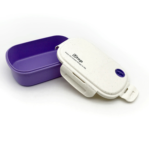 Nhà Máy Ban Đầu Cấp Thực Phẩm Nhựa Thân Thiện Với Môi Bento Hộp Cho Người Lớn Bento Hộp Ăn Trưa Trẻ Em Với Miễn Phí Dao Kéo - Product Image 5