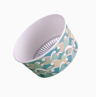 Bol en papier rectangulaire jetable en aluminium double-couché pour cuisinière à induction, format individuel, pour nouilles instantanées et plats chauds à usage unique