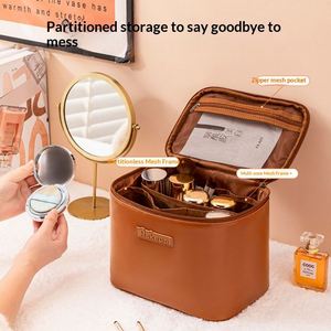 Organizador de Cosméticos Portátil de Gran Capacidad, Impermeable, con Doble Cierre, para Viajes, para Mujeres, con Logotipo Personalizado - Product Image 3