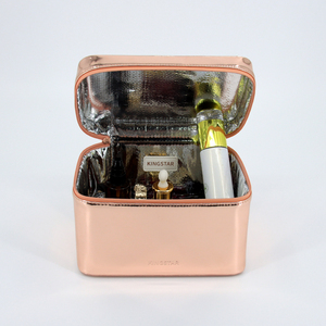 <span class=keywords><strong>Pochette</strong></span> de maquillage de luxe <span class=keywords><strong>en</strong></span> <span class=keywords><strong>cuir</strong></span> PU pour <span class=keywords><strong>femme</strong></span>, étui de beauté personnalisé avec fermeture éclair et motif lettres tendance, trousse à cosmétiques - Product Image 4