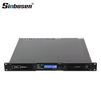 Sinbosen D4-1300 processeur Dsp Audio Tuch écran classe d Dsp son 1u 1300w amplificateur de puissance professionnel 2 Ohms Stable