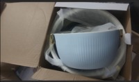 Juego de 3 Recipientes Térmicos para Alimentos con Acabado Mate Premium, 1.8L, 3.5L y 6L, con Tapa Transparente y Borde Dorado, para Servir Comida Caliente o Fría en Eventos