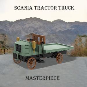 Ensemble de blocs de construction de camion tracteur Masterpieces, pour adultes et garçons, camion lourd, jouet de construction, véhicule MOC, cadeau - Product Image 2