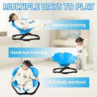 Chaise tournante en métal pour l'intégration sensorielle des enfants de 2 à 12 ans, jouet d'activité pivotant, apprentissage précoce, siège tournant