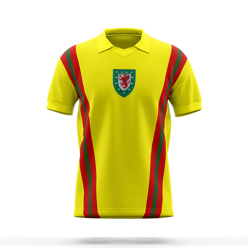 Bright Yellow Red Green Stripes