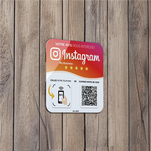 Printable <strong>Goog</strong>-le Review Card NFC213 Epoxy Tap TikTok/Facebook Card for Restaurant - Product Image 3