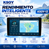 KSOY-12 Radio de voiture Android 12+256 Lecteur multimédia pour voiture Lecteur DVD Android Écran Android 16"