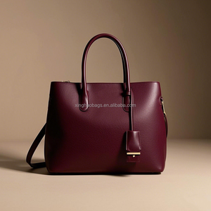 Женская Сумка-тоут из натуральной кожи с логотипом на заказ, Элегантная классическая деловая сумка, модный дизайн - Product Image 6