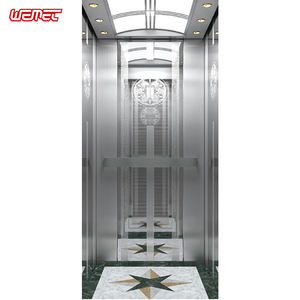 Ascenseur MRL de 450 kg, ascenseur pour passagers, ascenseur à traction à engrenages à grande vitesse pour immeubles de grande hauteur, immeubles commerciaux - Product Image 1