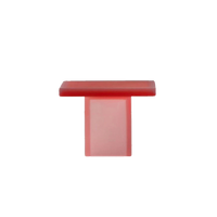 Petite table basse de salon en acrylique mat Petite table carrée de style Ins minimaliste