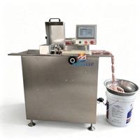 Máquina Neumática Duradera para Enlazar Salchichas, Máquina para Atar Salchichas para Línea de Producción de Procesamiento de Salchichas