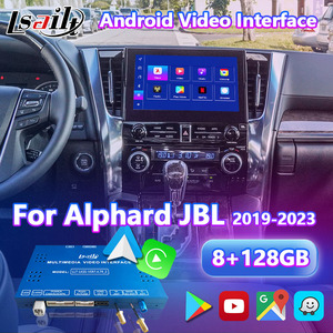 Interfaccia Multimediale Android Lsailt 8+128GB con Carplay per Toyota Alphard Vellfire 2019-2023 Versione <span class=keywords><strong>JBL</strong></span> High - Product Image 1