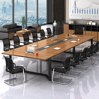 Mobilier de bureau, bureau luxueux, table de réunion de bureau, ensemble de chaises pour salle de réunion, table de conférence moderne