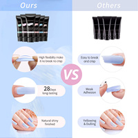 Gel UV pour extension d'ongles, Gel Acrylique, Polygel longue tenue, Kit d'ongles, Vente en gros OEM, Échantillon gratuit, Vente en gros usine
