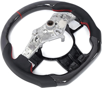 Volant de remplacement en fibre de carbone noir brillant pour Jeep Wrangler JK JKU 2011-2018, pièce de modification améliorée