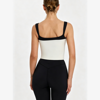 Nouveaux ensembles de vêtements de yoga et de fitness, veste à patchwork de couleurs contrastées, pantalon de sport, vêtements de sport pour femmes, vêtements de sport pour la salle de sport