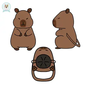 Wholesale Custom Animal Backpack Adjustable Cartoon Soft Anime Plush Backpack school bags for Kids Filled with PP Cotton