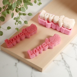 แม่พิมพ์ซิลิโคนรูปตัวอักษรดอกกุหลาบ TangChu - ชุดทำเทียนลายดอกไม้ 3 มิติ สำหรับทำของขวัญส่วนตัว - Product Image 4