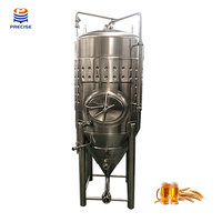 Fermenteur conique en acier inoxydable 304 de 2000L, 5000L, 10000L avec chemise de refroidissement à plaques alvéolées pour équipement de brassage de bière