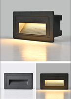 Villa escalier intégré étape lumière LED extérieur étanche pont lumière cour mur coin lumière