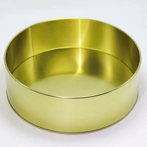 Caja de Hojalata para Pasteles de 19.8*6.4 cm, para Galletas de Chocolate y Dulces, 8 Pulgadas, Redonda, con Tapa Dorada en Forma de Corona, Mate, 45 Unidades - Product Image 4